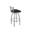 Holland Bar Stool Co OD411 Jackie Low Back Stainless Steel 30 Swivel Outdoor Bar Stool with Breeze Black Seat OD41130SSOD004 - alternate 9